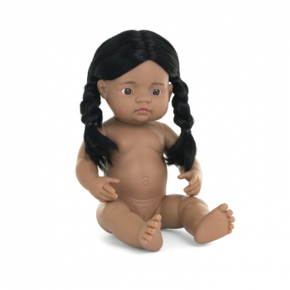 Lalka Miniland dziewczynka Rdzenna Amerykanka 38cm
